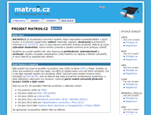 Tablet Screenshot of matros.cz