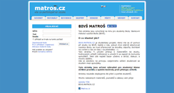 Desktop Screenshot of bivs.matros.cz