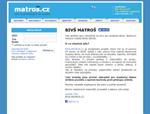 Tablet Screenshot of bivs.matros.cz